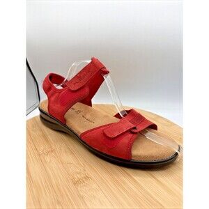 Flexus by Spring Step Coral Leather Adjustable Strap Sandals Womens 42 Euro-chic